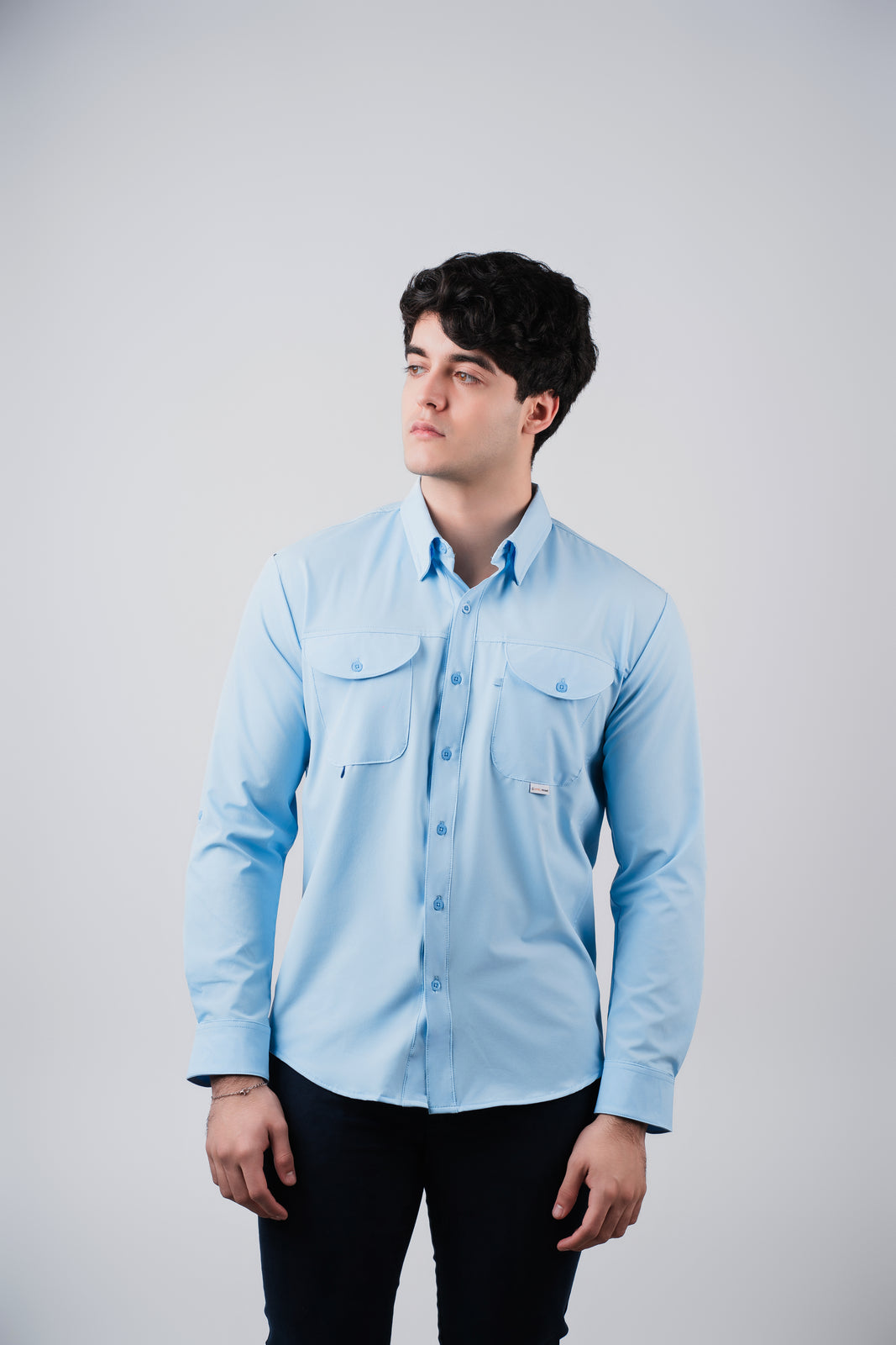 Navy Gris Oxford