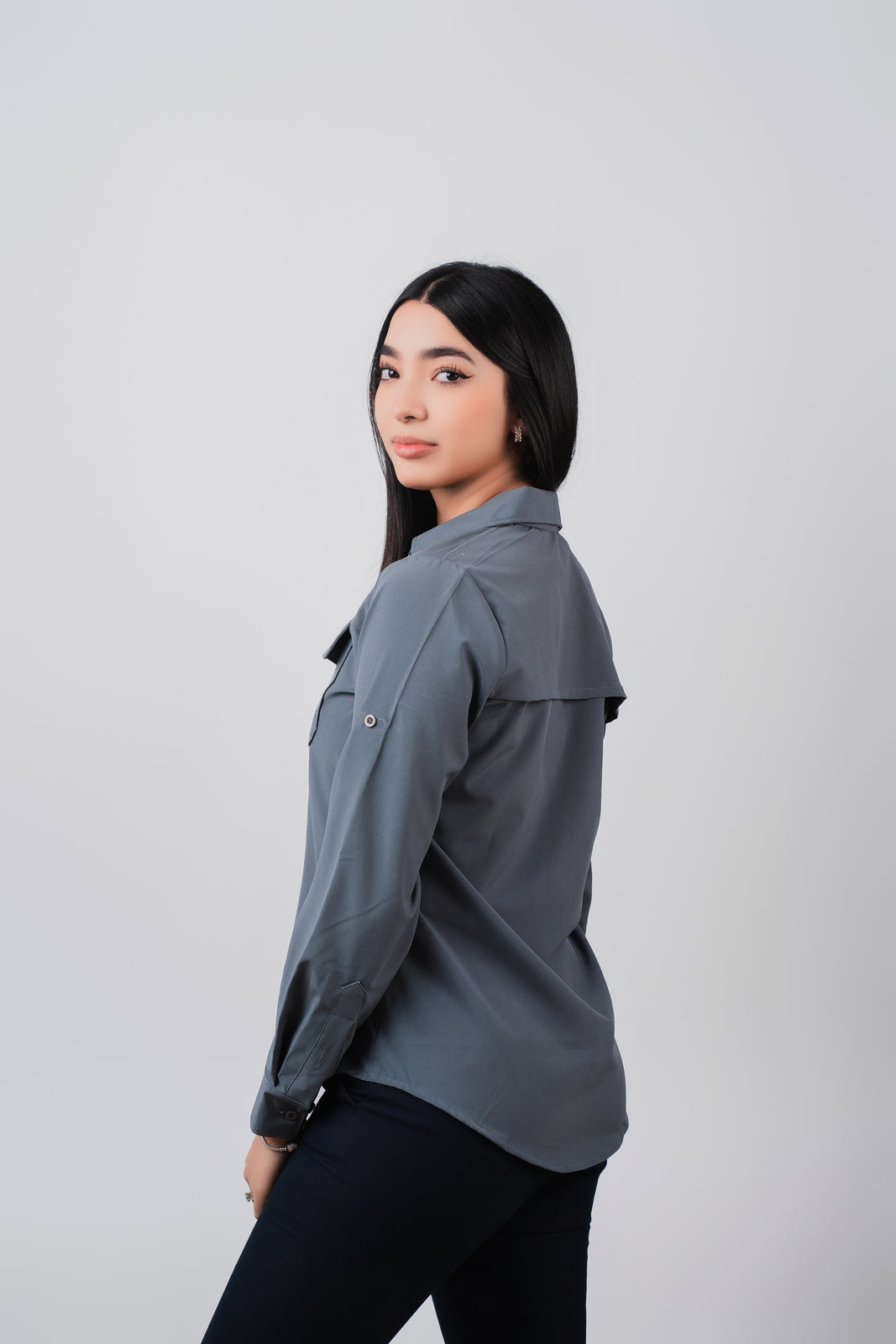 Navy Gris Oxford