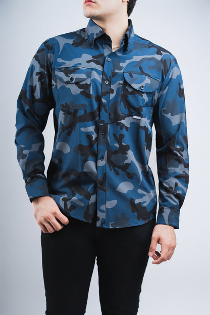 Navy Camuflaje Larga