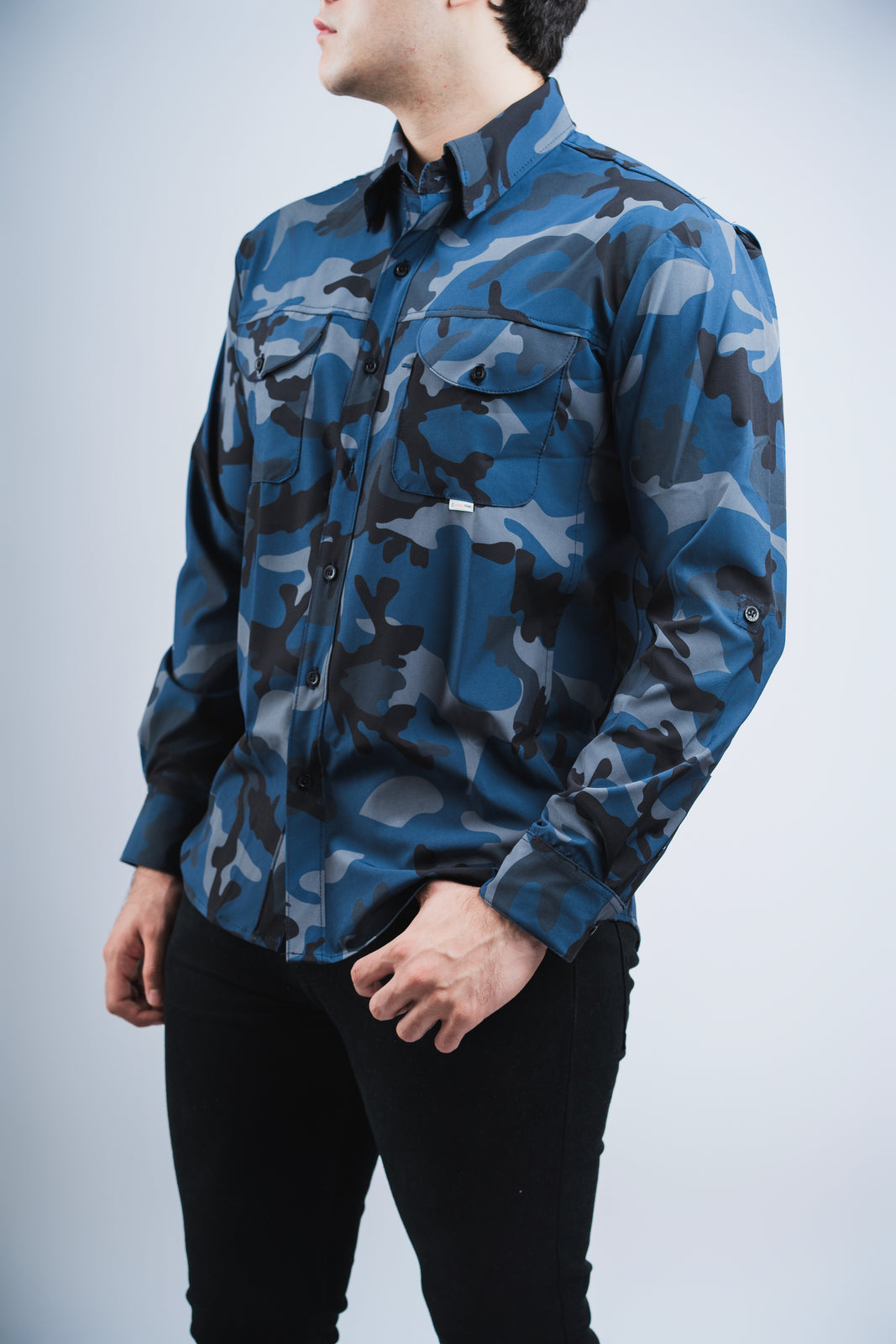 Navy Camuflaje Larga