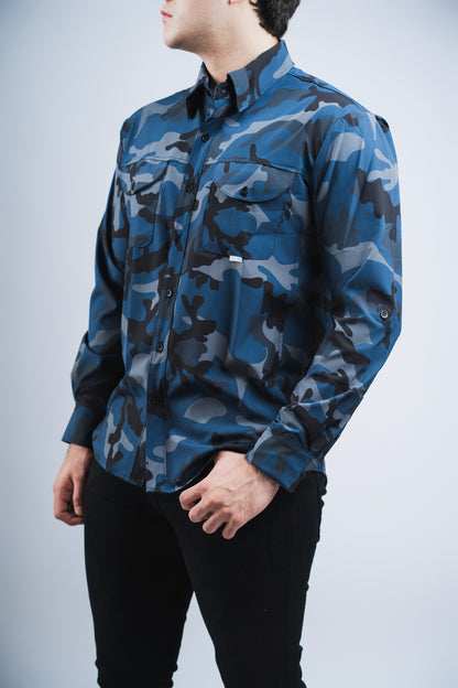 Navy Camuflaje Larga